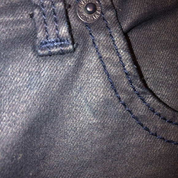 Old navy the rockstar wax coated skinny Jean size 14 - Picture 2 of 9